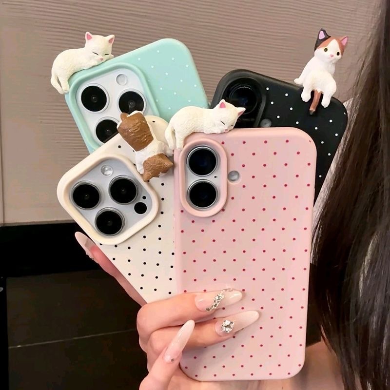 画面いっぱいの黒点はアップルの16携帯ケースの女性用全包iPhone XRシリコンを適用する. ソフトシェルSE(第二世代)|undefined