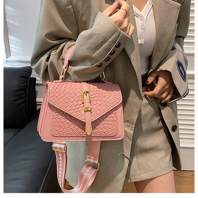 307g Weight Magnetic Buckle Closure Type Single Shoulder Strap Strap Type Crossbody Bag Bags Type Daily Occasion Pu Leather Material Color Block, Solid Color Pattern All Seasons Season Women's Gender Classic Style Style Square Shape Small Size Women's Small Pu Leather Color Block Solid Color Classic Style Square Magnetic Buckle Crossbody Bag 6