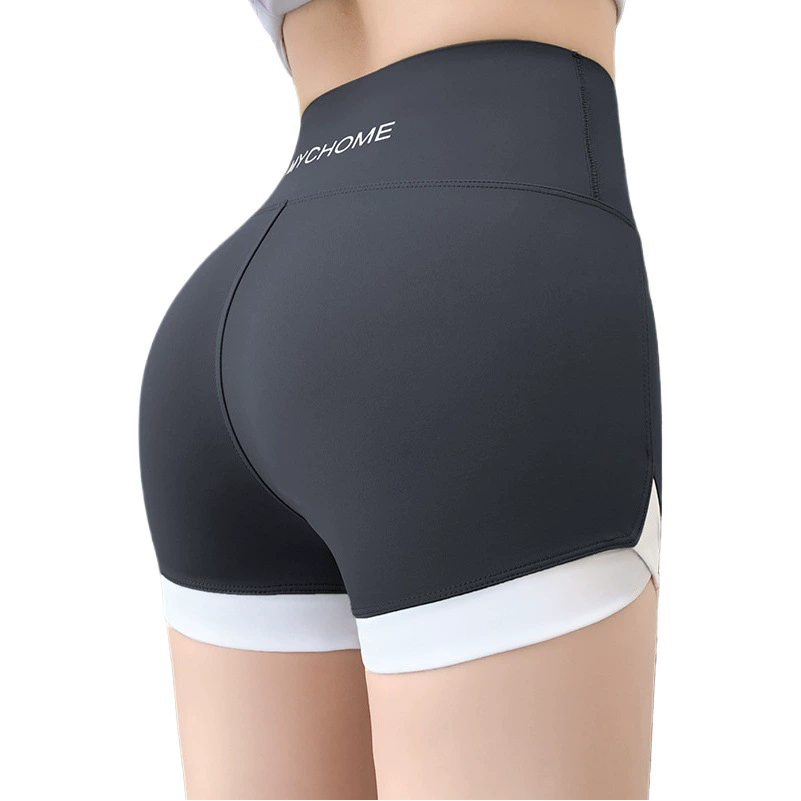 [TikTok Explosions] Женские штаны для йоги с контрастной кожей акулы на животе, трехточечные японские милые повседневные домашние брюки