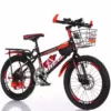 [Disc brake single speed black and red] Luxury model + basket + shelf - 20 inches [suitable for 120-145 cm]