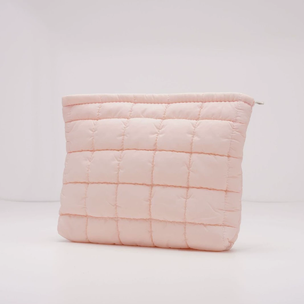 Nylon capacious cosmetic bag, ultra‑light hexagonal organizer, nylon+polyester, 27×16×5 cm