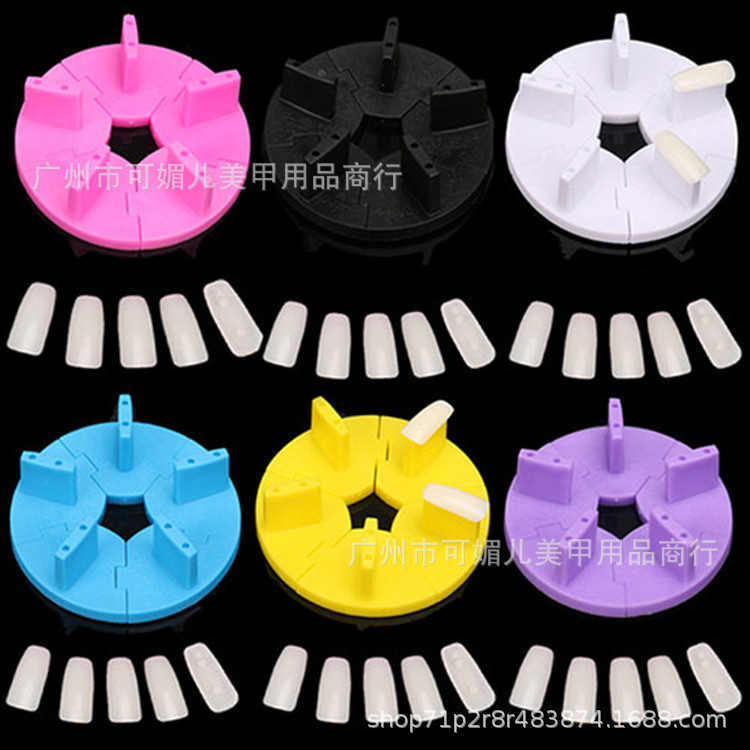Nail tools lotus seat nail bracket practice seat art nail sample Nail Polish glue work display practice stand