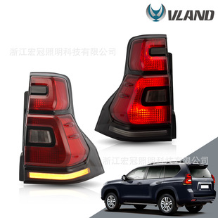 Modified rear taillight is suitable for 10-16 Toyota Lexus GX 460 Prado steering led taillight assembly