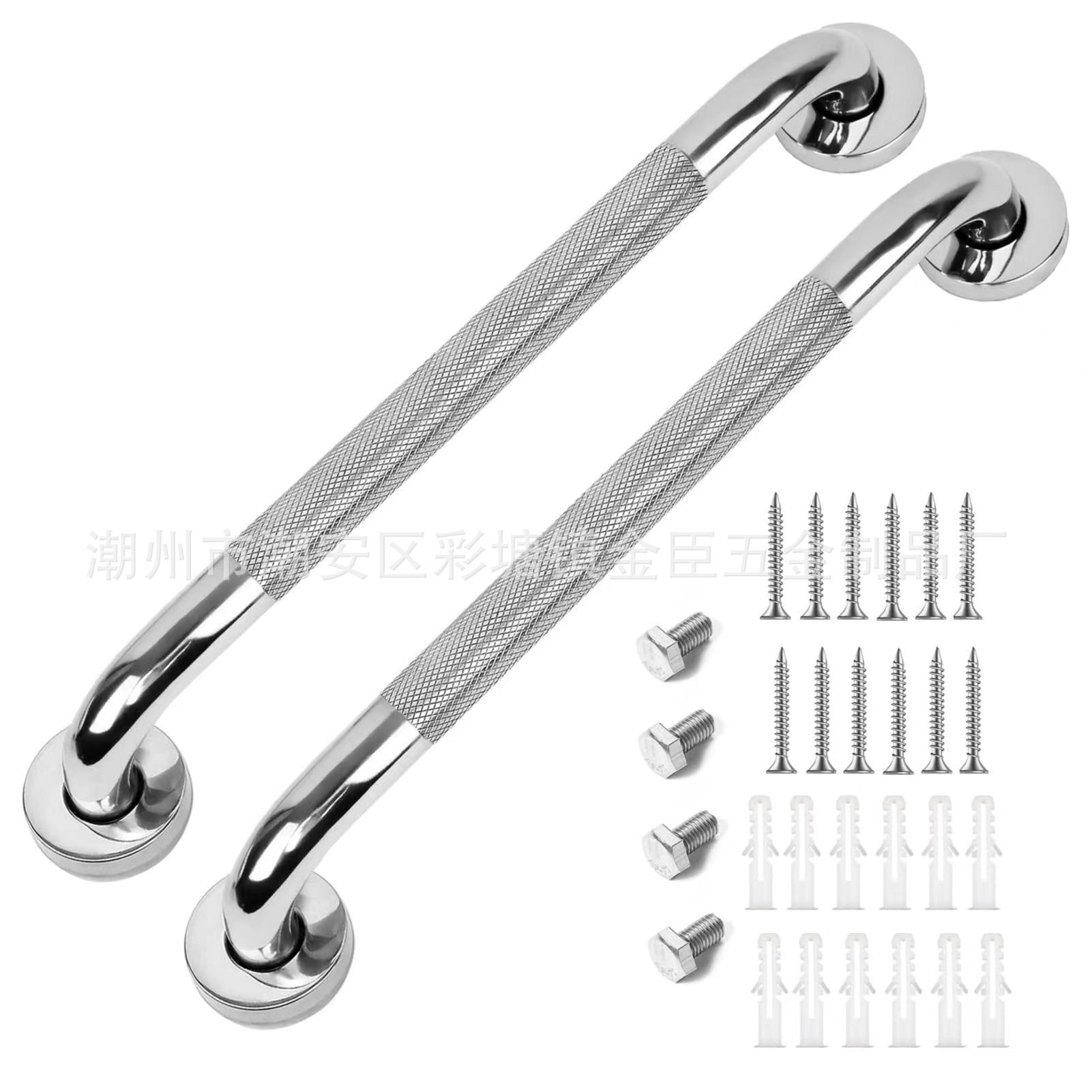 Bathroom handrails for the elderly anti-slip handrails mesh knurled handrails stainless steel 304 handrails for disabled people cross-border