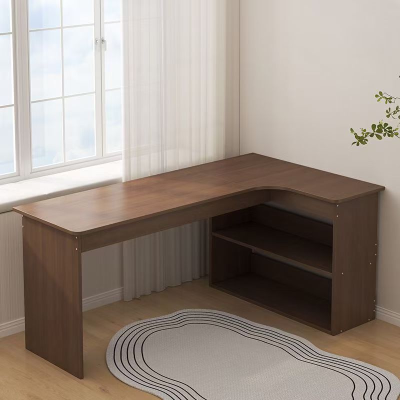Corner desk, bedroom vanity table for girls, home study desk, bookshelf, all-in-one office desk, L-shaped corner computer desk Corner desk, bedroom vanity table for girls, home study desk, bookshelf, all-in-one office desk, L-shaped corner computer desk
