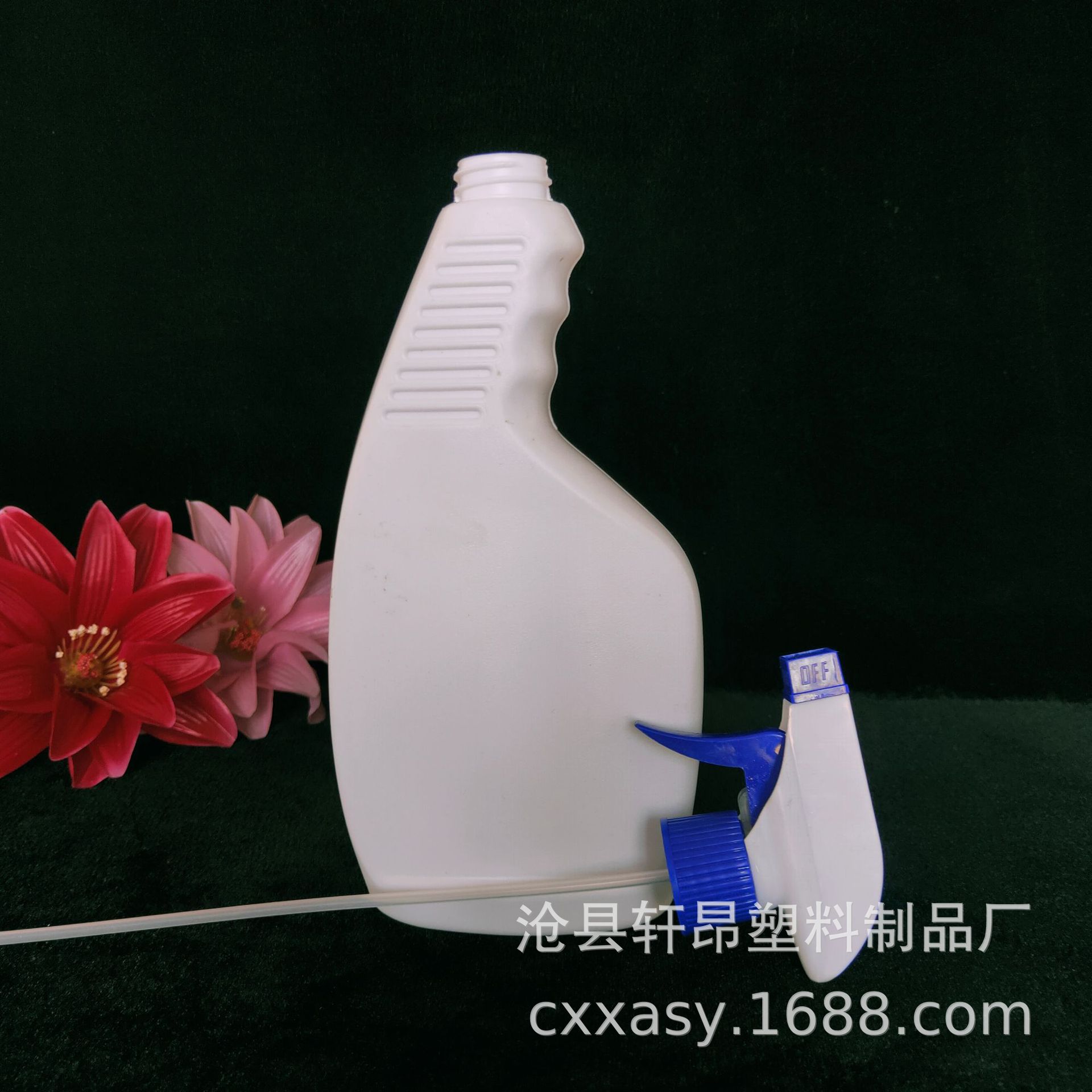 오일 연기 클리너 병 500ml 핸드 스프레이 병 PE 플라스틱 병 두꺼운 세척제 병 클리너 스프레이 병