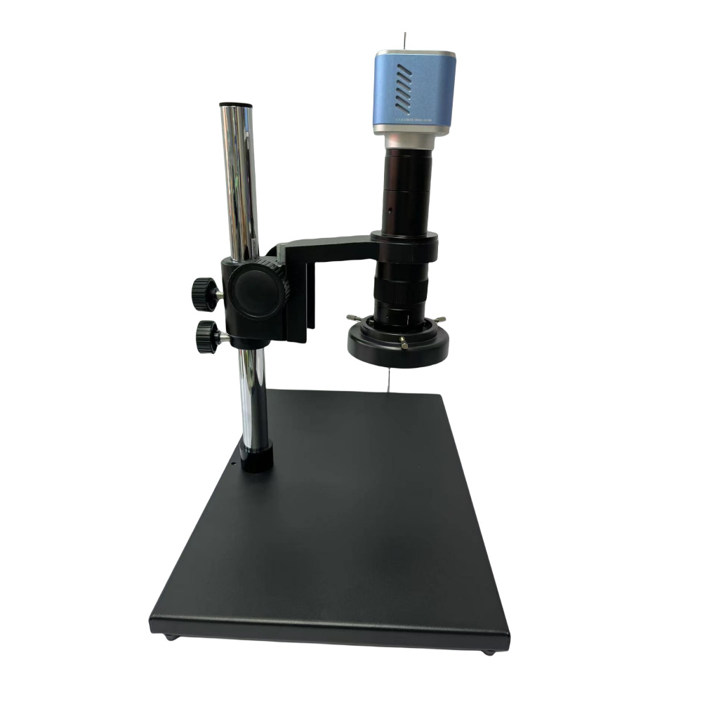 4K高清工业显微镜 180x 大底座支架 自带测量软件 HDMI USB输出