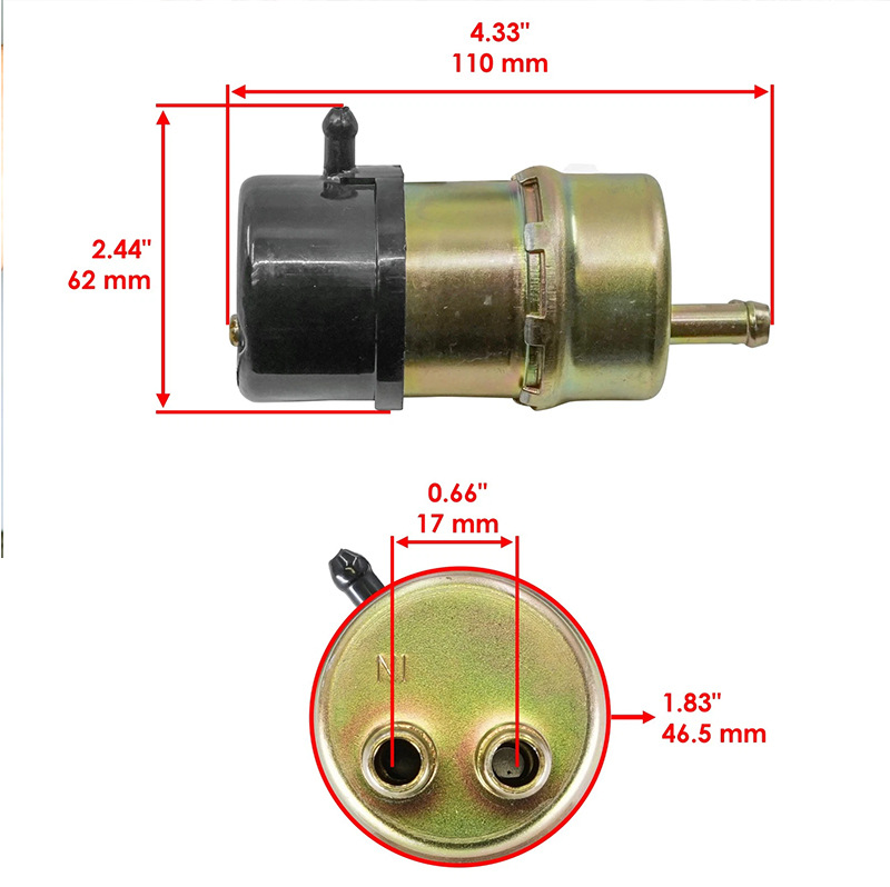Factory Direct Sales 49040-1054 Suitable for Yamaha Electronic Fuel Pump Motorcycle Electronic Pump 49040-1063