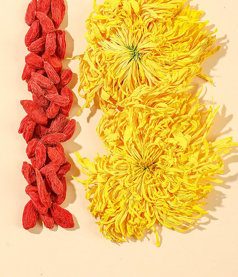 Chrysanthemum & Goji Berry Tea (Jin Si Huang Ju + Gou Qi Zi) — 10 Individually Wrapped Herbal Tea Bags key features