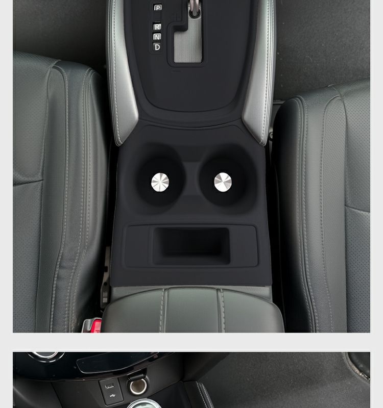 Suitable for Nissan X-Trail Central Control Silicone Pad Water Coaster Gear Panel Protective Sticker Interior Modification Decorative Supplies