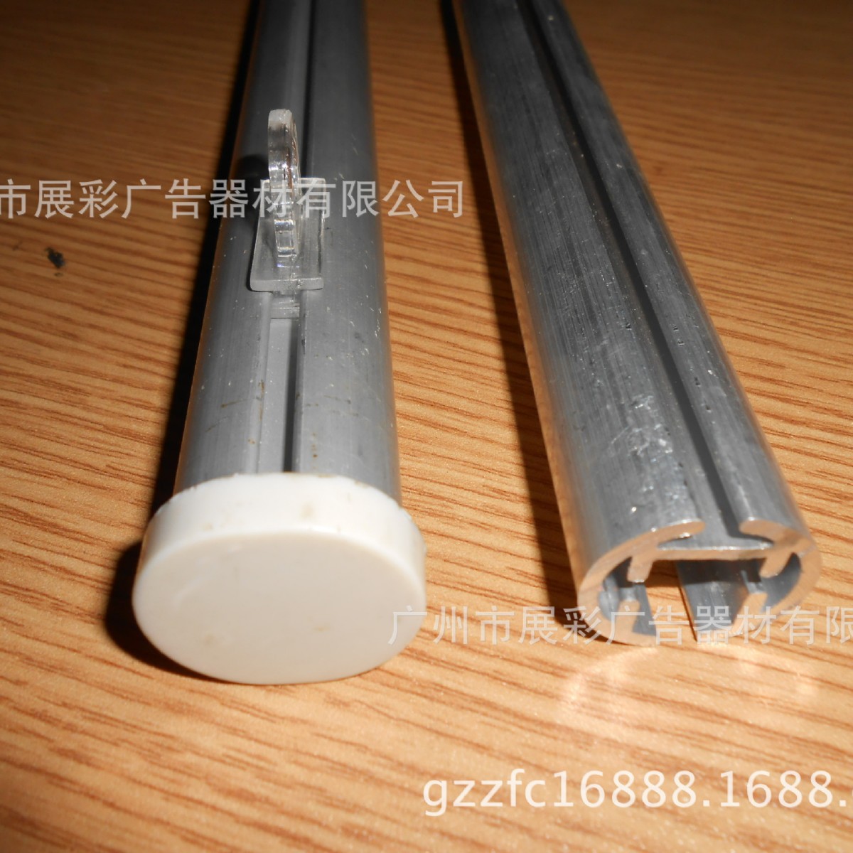 铝合金吊旗杆画轴开启式挂轴商店挂画轴展会海报挂轴新颖海报展架