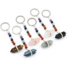1105-Rose Quartz key chainˮ������߲�ʯ�p�������F耳׿ے��