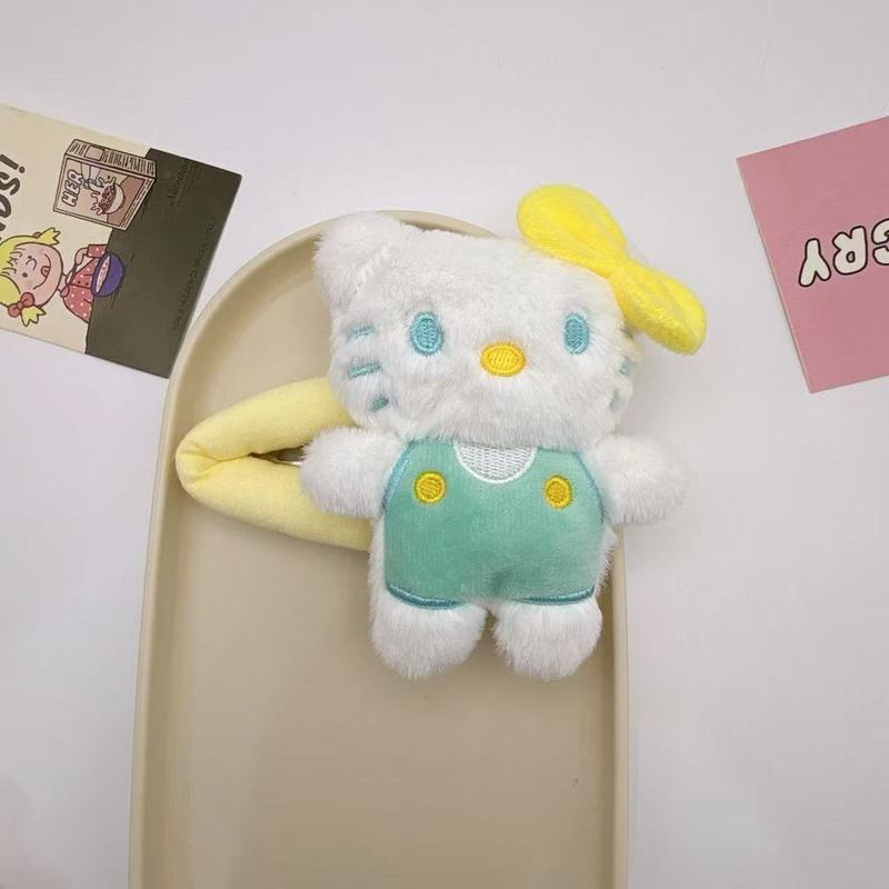 漫画人形ぬいぐるみレッサーパンダヘアピンサイドクリップ大型BBクリップヘアアクセサリーヘアピンメイクアップクリップぬいぐるみ|undefined