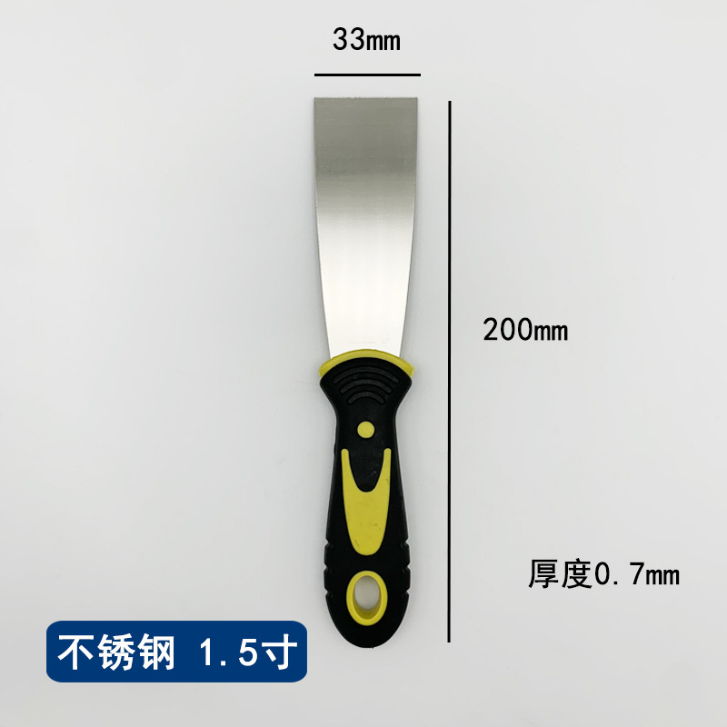 Fabricantes al por mayor cuchillo de yeso de acero inoxidable cuchillo de limpieza doméstico cuchillo de yeso de ladrillo industrial herramientas de hardware