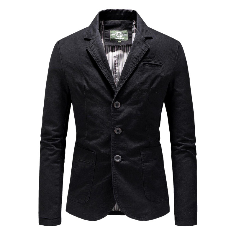 Fábrica transfronteriza 2020 nuevo traje de primavera y otoño para hombre traje casual para hombre chaqueta de algodón abrigo superior de moda