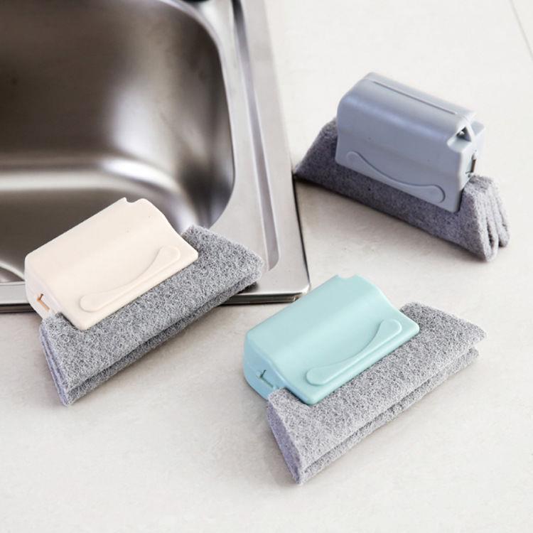 Window and Door Gap Cleaning Brush, Window Groove Glass Cleaning Sponge Brush for Cleaning Window Tracks