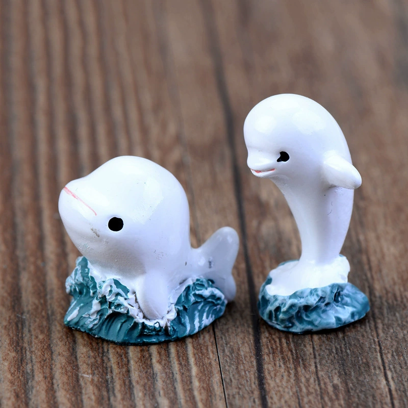 Микро Ландшафтные украшения в средиземноморском стиле Эгейское море закка Смола белый дельфин аквариумные украшения