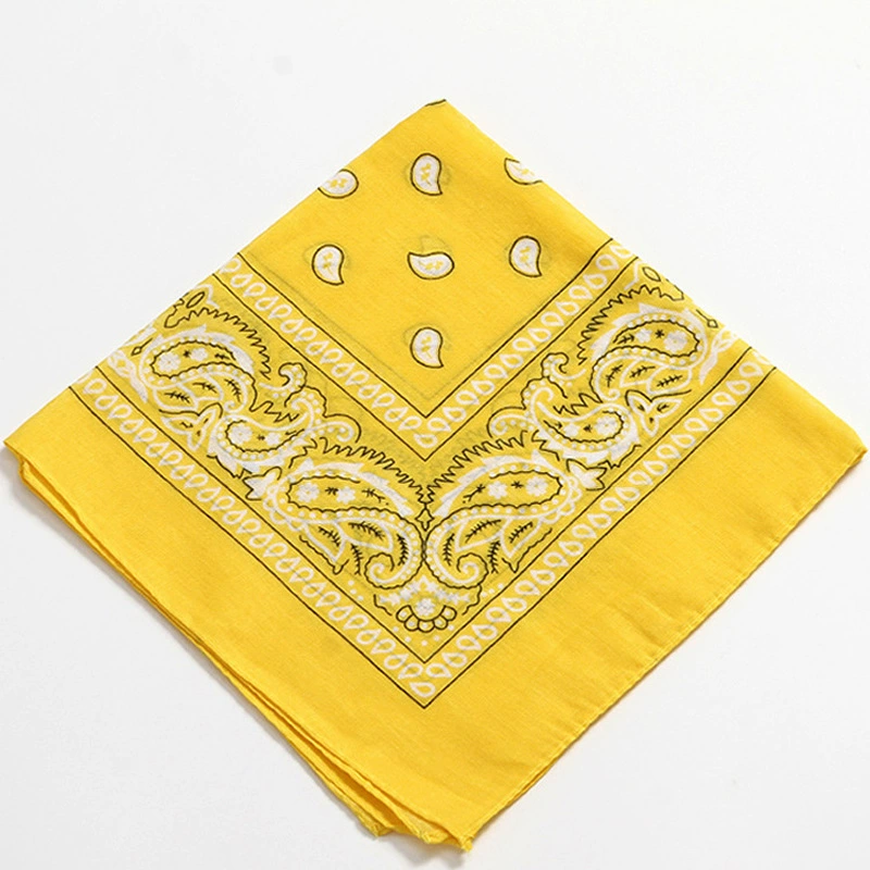 Хлопковый шарф Cashew Flower Amoeba Square с рисунком Paisley Street Dance Magic Headscarf Mask Bandana Офф-роад лицевая маска