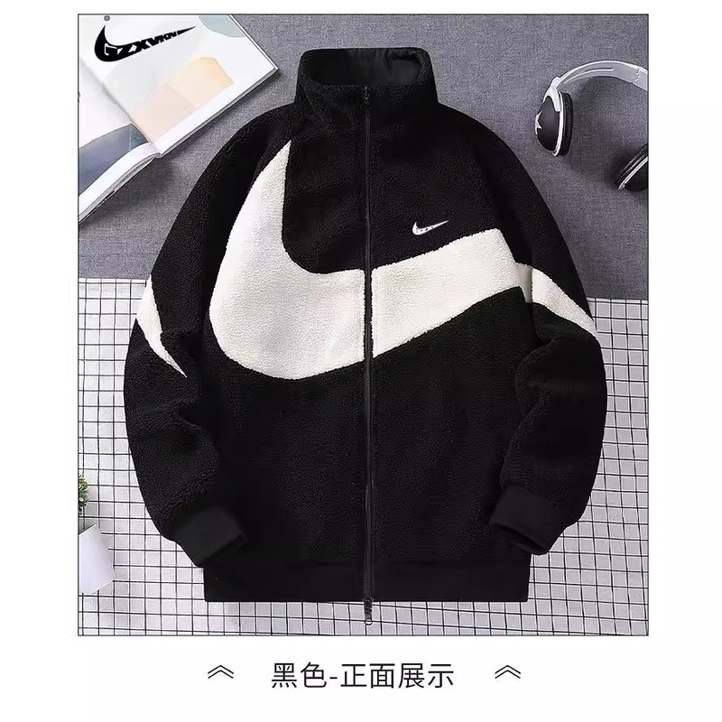 Cross-Border Men's Clothing 2026 Winter Reversible Lamb Wool Cotton Jacket Trendy Brand Warm Couple's Cotton Coat Top Outerwear for Women