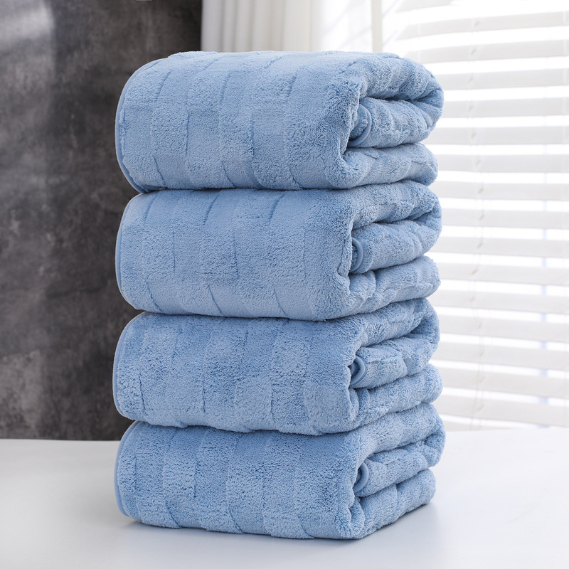4 Pack Tower Hibiscus Thickened Absorbent Towel Coral Fleece Bath Towel Soft Household No Hair Drop 4 Pack Tower Hibiscus Thickened Absorbent Towel Coral Fleece Bath Towel Soft Household No Hair Drop