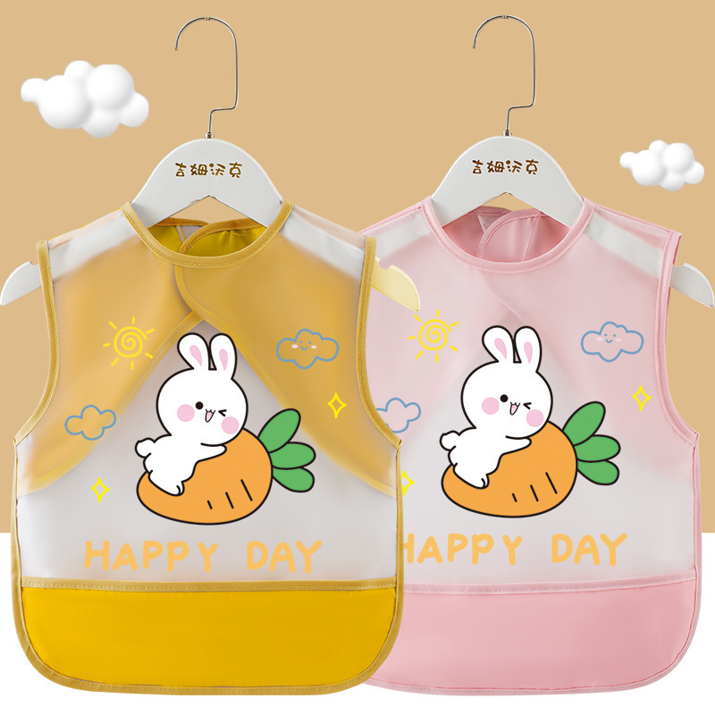 ベビー食事よだれかけ、防水、防汚、洗濯不要の子供用スモック、ベビー食事よだれかけ、子供用栄養補助エプロン、ノースリーブエプロン|undefined
