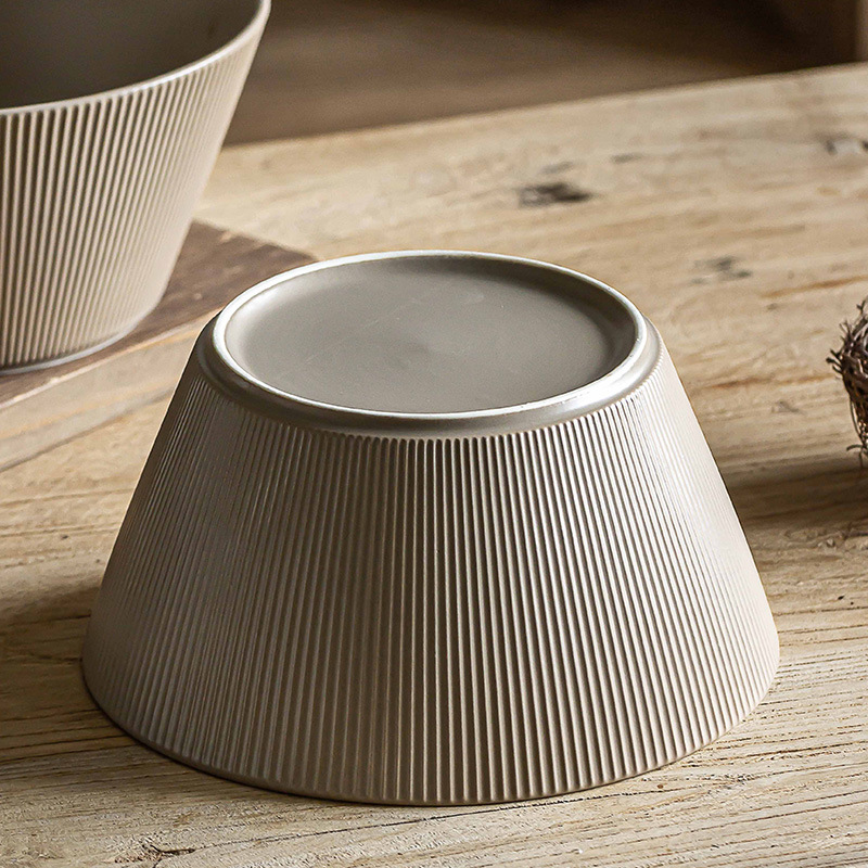 Suwen serie patrón vertical mate tazón de sopa práctico tazón grande de fideos Mao Xuewang tazón grande hogar debe comprar tazón de verduras