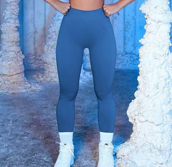 Europeos y estadounidenses de hilo sin pierna trajes deportivos de manga larga chaleco de yoga en una sola pieza pantalones de acondicionamiento de la mujer