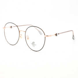 新款厚圈丝眼镜架 潮男女防蓝光电脑镜 复古椭圆形配镜眼镜框配镜