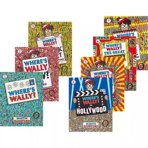 Где Wally 7 томов в поисках книжки с картинками с изображением оригинальной фокусировки Willy English Focus