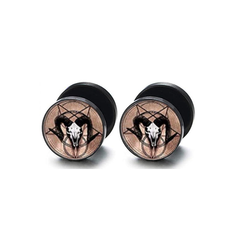 Retro Ethnic Star Stainless Steel Ear Clip - Fashion Earring for Men Women detail image 12