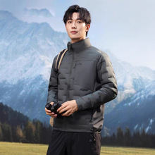 轻薄羽绒服男士2025年秋冬新款短款保暖时尚立领鸭绒外套