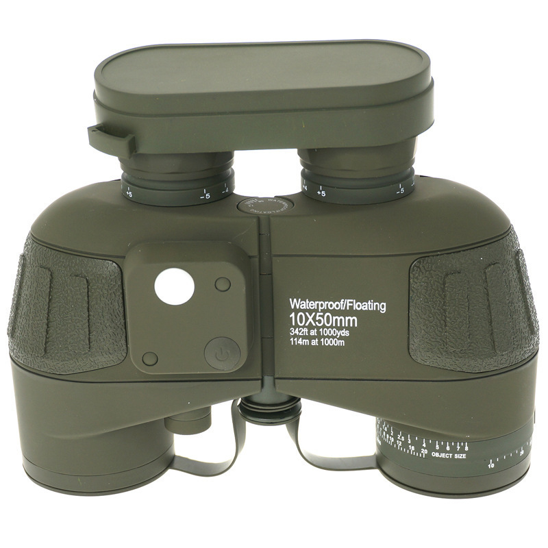 COMET充氮防水防雾10X50航海罗盘双筒高倍高清外光浮水测距望远镜