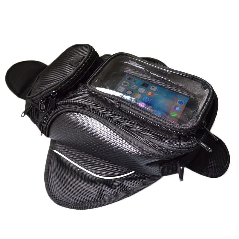Bolsa de la motocicleta bolsa de aceite de la motocicleta suministros bolsa de imán de la motocicleta pantalla táctil impermeable pantalla grande BOLSA DE TELÉFONO MÓVIL bolsa de montar