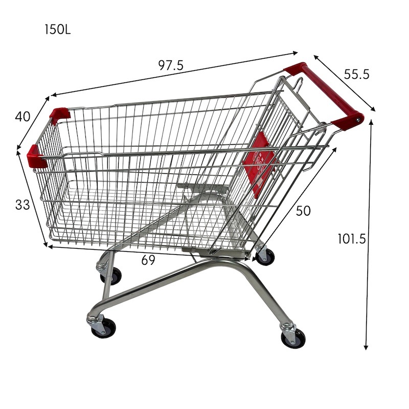 150L 녹 방지 자동 휠 높은 구성 PU 휠