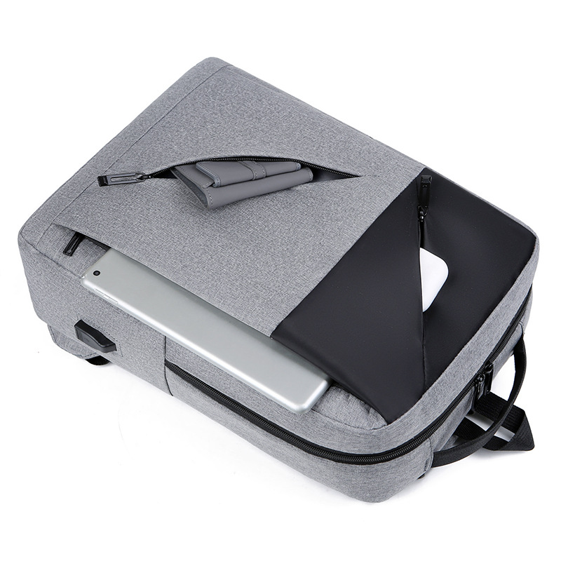 新款大容量商务双肩背包男 usb充电背包15.6寸笔记本电脑双肩包女