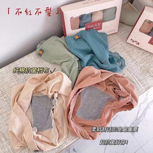 【Not Red, Not Shapey】Skin-Friendly Comfortable Briefs for Women