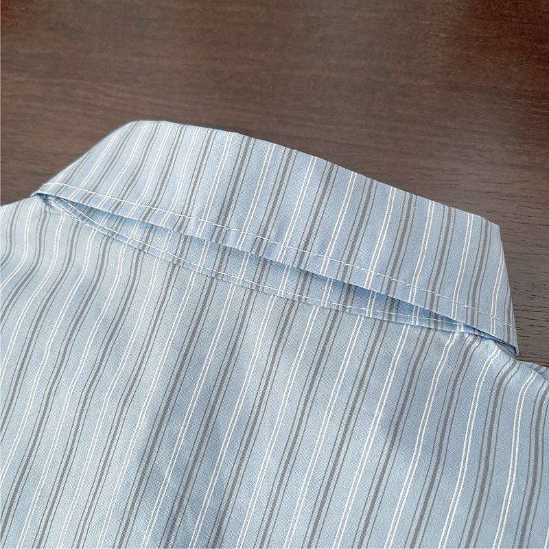 2025 otoño nueva camisa de ropa infantil para hombres y mujeres, camisa de manga larga para niños, camisa coreana de primavera