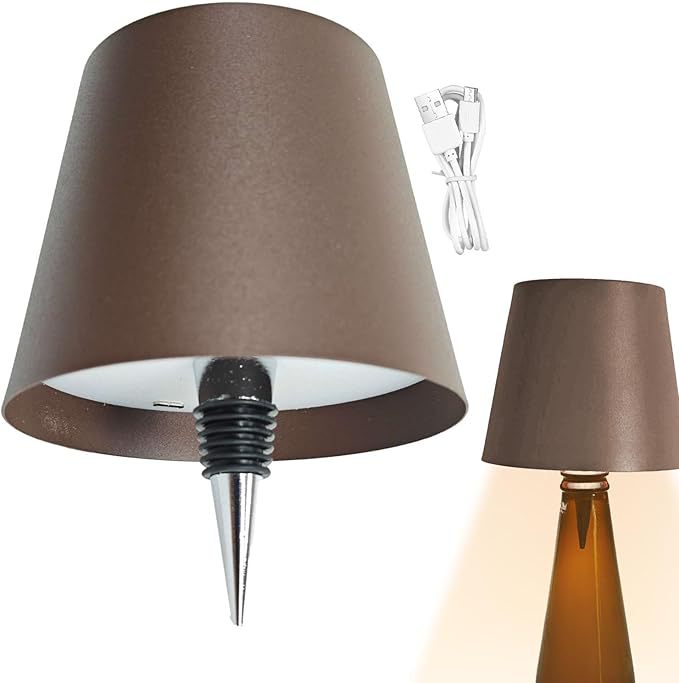Lámpara de botella de vino enchufable transfronteriza Lámpara de vino RGB Restaurante Bar Atmósfera de carga táctil incorporada Lámpara de mesa de pie alto