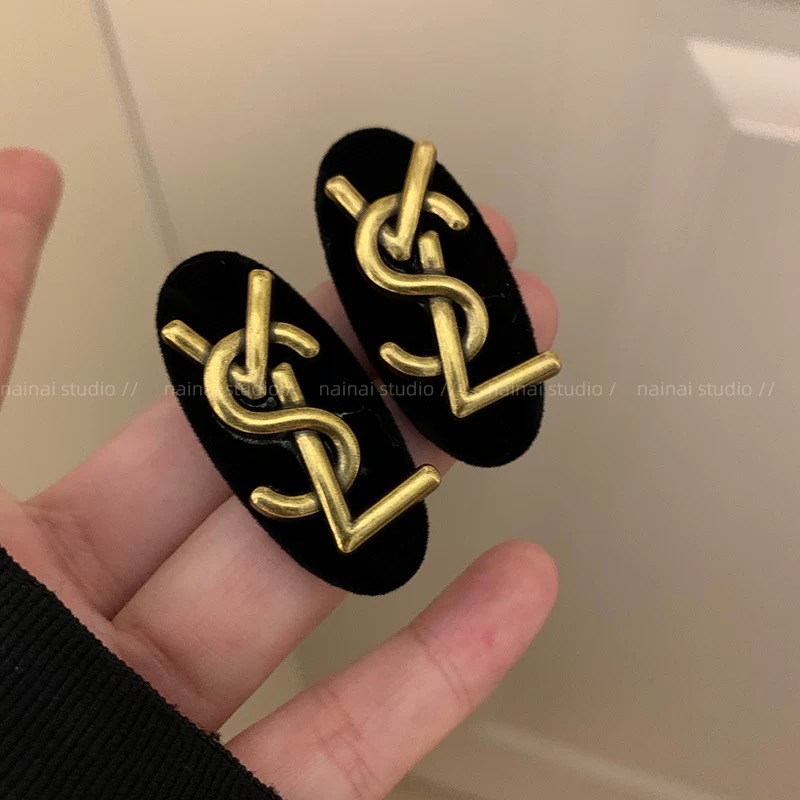 Xiaoxiangfeng 黒ベルベットリボンヘアピンレトロフレンチグリッパーハイエンドサメクリップヘッドバンドジュエリー