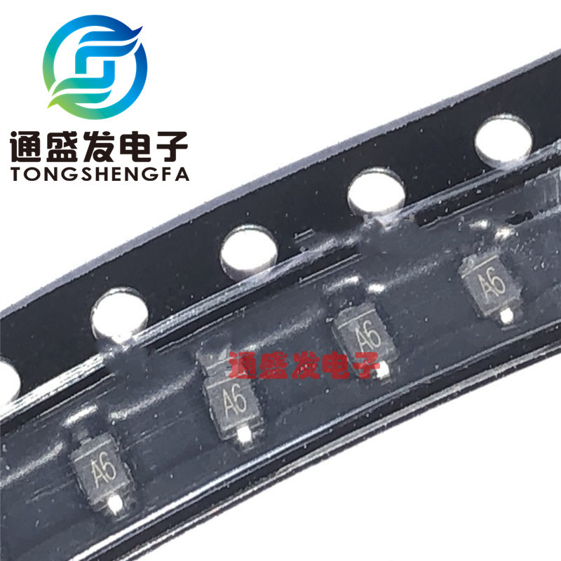 贴片二极管BAS16 A6 SOT-23 开关二极管 高温结晶芯片 长期供应