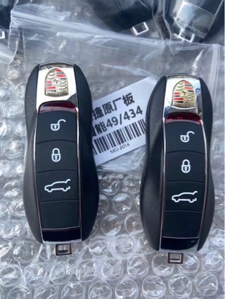 Suitable for Porsche Macan Car Key, Cayenne, New Panamera, 718 Smart Card, 315/433 Remote Control Key