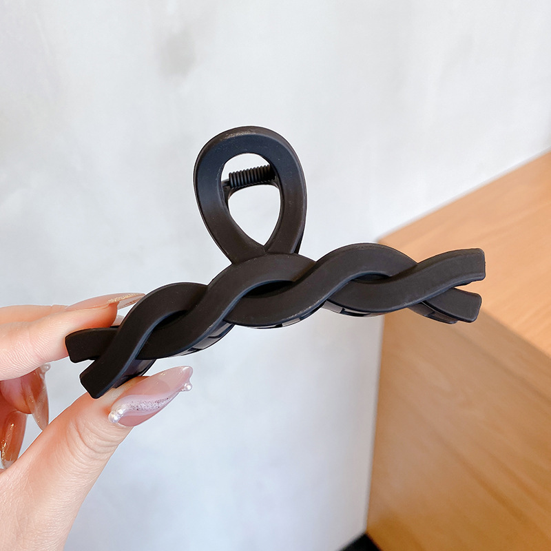 Corea del Sur ins horquilla cuadrada clip de la Cabeza trasera agarre del pelo estilo coreano elegante clip de pelo grande baño updo clip de tiburón