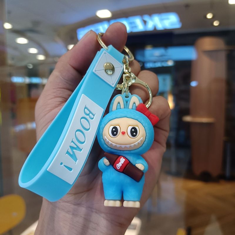 クリエイティブホットスタイルラブブキーホルダー漫画リトルシープペンダントおもちゃベビーグラバーかわいいキーチェーンリング卸売|undefined