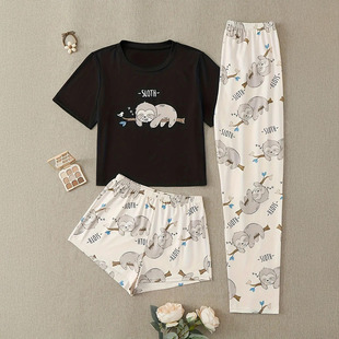 �ɐ����e��ͨ���Ůʽ˯�������ף�1��������1��ѝ1�Lѝpajamas