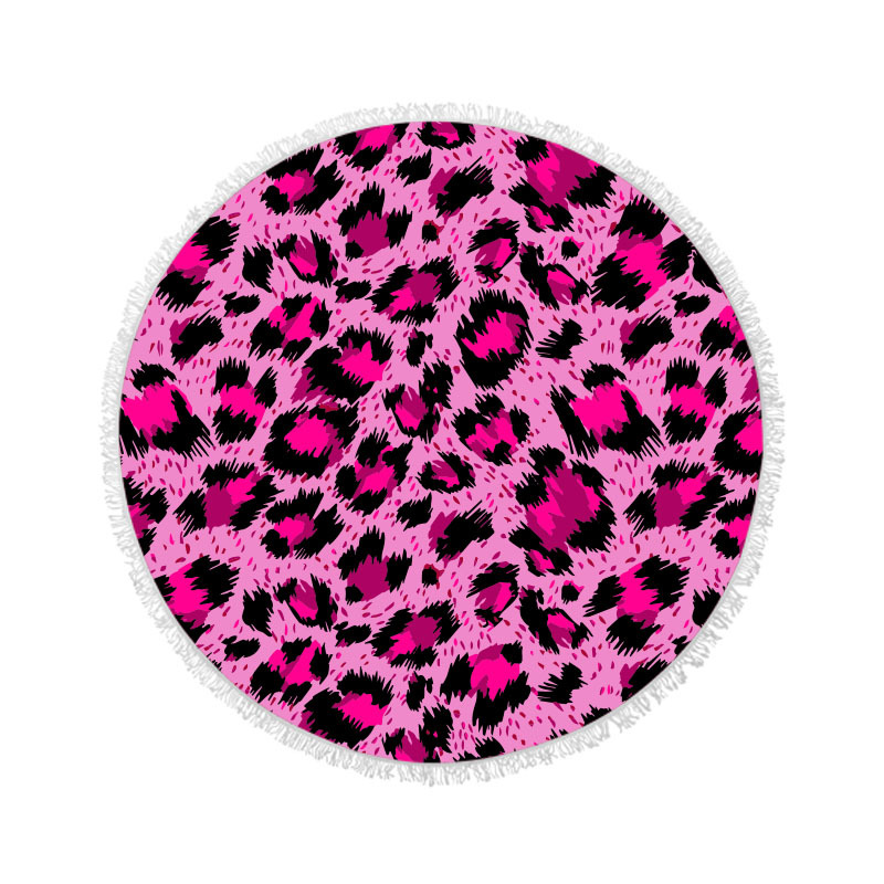 Flamingo microfibra de playa redonda Toalla de baño poliéster algodón impresión Toalla de playa absorbente Toalla de baño lote