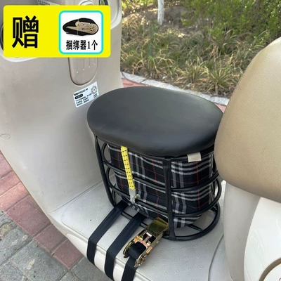 Storage Basket, Children's Y90, Electric car child seat - 010-black-single-seat-cloth-bag-model-binder