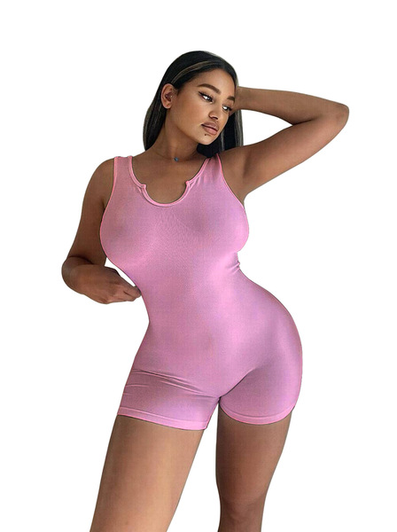 Solid color knitted vest for leisure