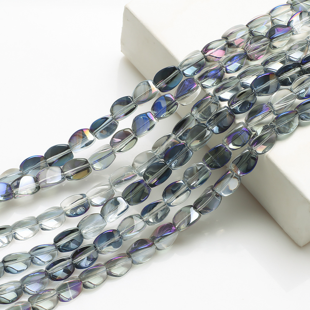 32g Weight Beads Jewelry Making Type 10 * 12mm Jewelry Making Size DIY Jewelry Accessories Classification 20 PCS/Package Quantity glass Material Irregular Pattern Plating Design Simple Style Style 20 PCS/Package 10 * 12mm Glass Irregular DIY Jewelry Accessories Beads 14