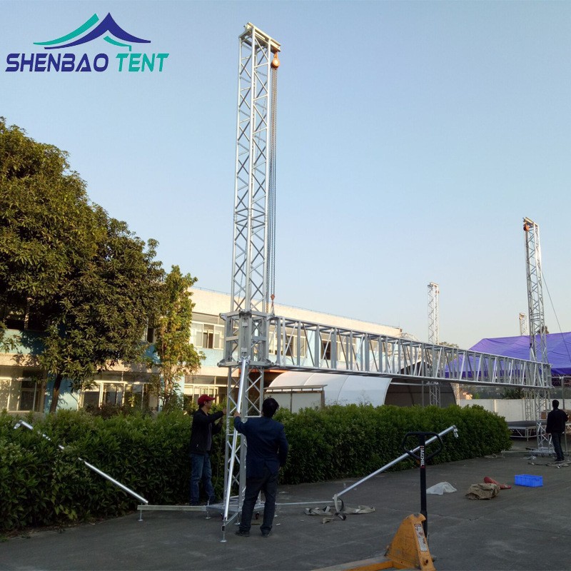 520x760mm规格大套筒重型铝合金桁架 挂屏演出活动舞台架显示屏架