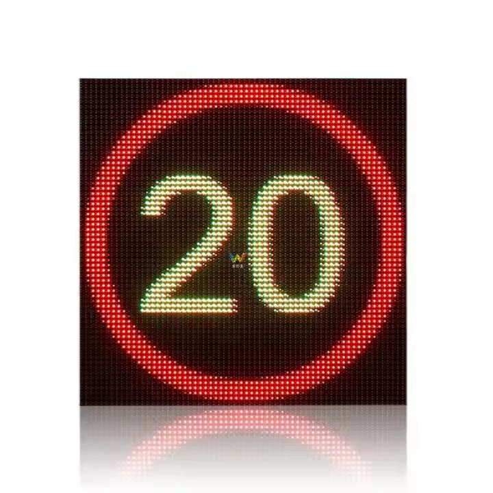 Speed Limit Display LED Road Security Variable Message Sign